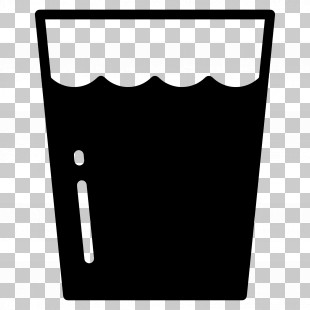 Water Cup - Glass Of Water Silhouette PNG