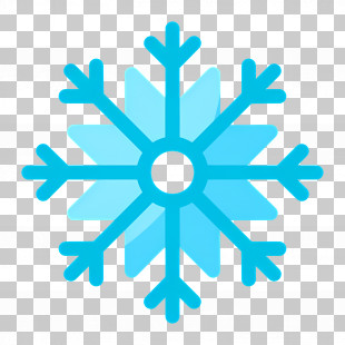 Snowflake - Blue Snowflake Winter Icon PNG