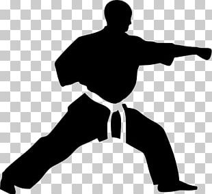 Silhouette Karate Martial Arts PNG, Clipart, Black, Black And White ...