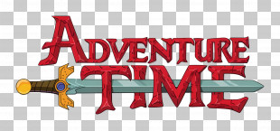 Adventure Time Logo - Adventure Time Logo With Sword Design PNG