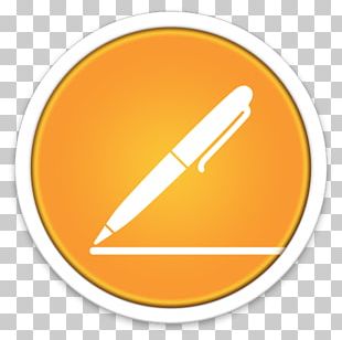 Orange Yellow Font PNG