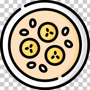 Oats - Banana Slices Food Icon PNG