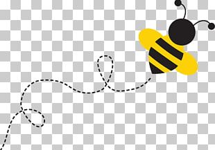 clipart bee buzzing