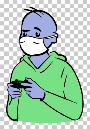 Man Medical Mask Coronavirus PNG