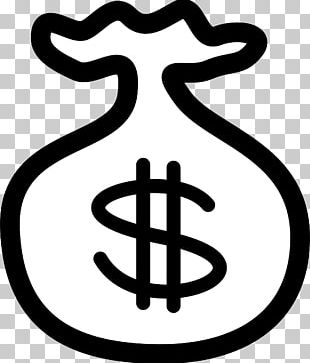 Money Bag White Coin PNG