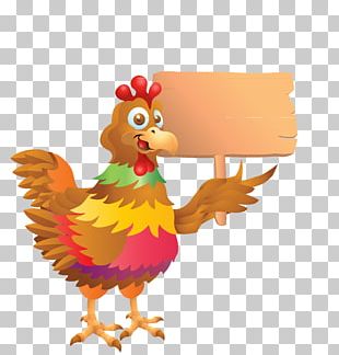 Rooster Cartoon Stock Illustration PNG