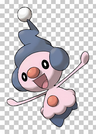 Mime Jr - Cute Clown Character Illustration PNG