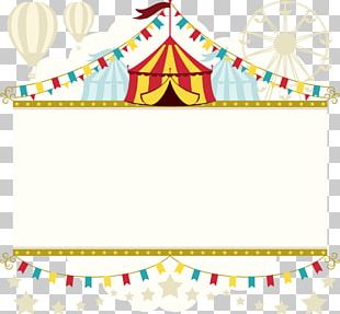 Circus Clown Party Poster Child PNG
