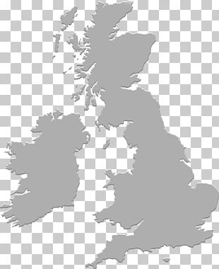 England British Isles Blank Map PNG