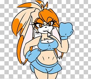 Cream The Rabbit Women's Boxing Rabbit Test PNG