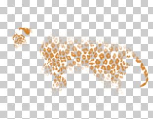 Giraffe Body Jewellery Font PNG