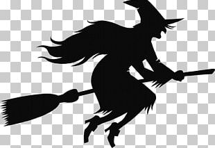 Witch's Broom Witchcraft Halloween PNG