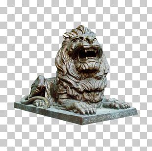 Chinese Guardian Lions Sculpture 3D Computer Graphics PNG