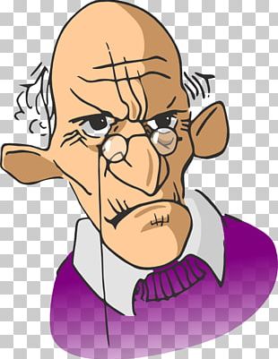 grumpy old man clip art