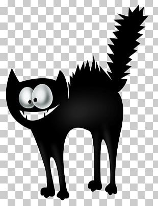 Black Cat Halloween Cartoon PNG, Clipart, Black Cat, Calabaza ...