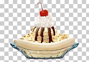 Ice Cream Banana Split Sundae PNG, Clipart, Banana, Cherry, Chocolate ...