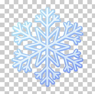 Snowflake Euclidean Blue PNG