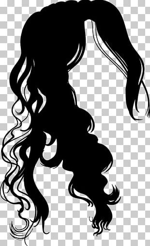 Black Hair Silhouette PNG