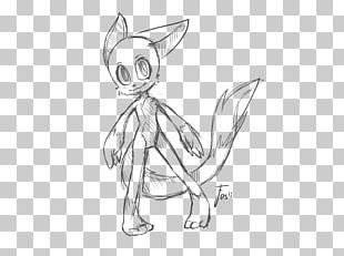 Carnivora Line Art White Cartoon Sketch PNG