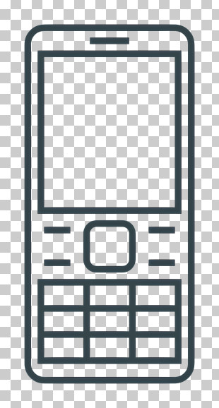 Mobile Logo - Old Mobile Phone Icon For Communication PNG