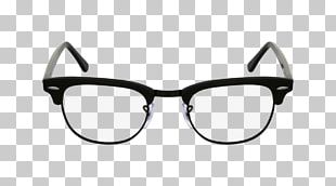 Ray-Ban Wayfarer Browline Glasses Ray-Ban Round Metal PNG