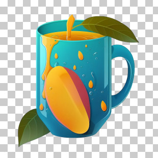 Mango Juice
 - Mango Juice Cup Illustration In Vibrant Colors PNG