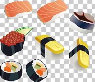 Sushi Japanese Cuisine Sashimi California Roll Makizushi PNG, Clipart ...