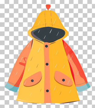 Raincoat - Colorful Raincoat For Protection Against Rain PNG