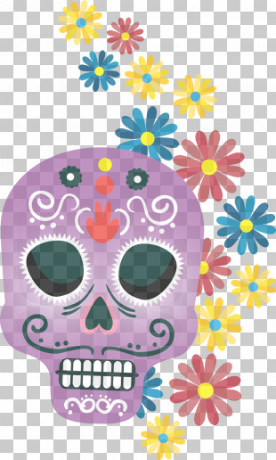 Sugar Skull Png, Clipart, Calavera, Cricut, Day Of The Dead, La 