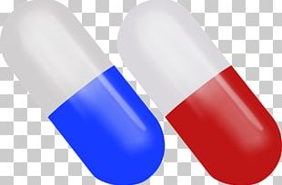 Pharmaceutical Drug Tablet Red Pill And Blue Pill Capsule PNG