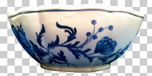 Blue And White Pottery Ceramic Bowl Vase PNG