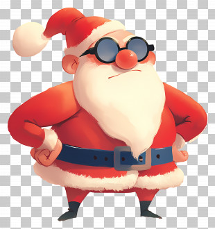 Santa Claus - Santa Claus In Cartoon Style PNG