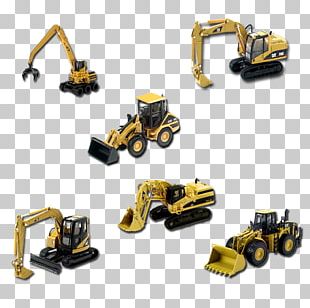 Komatsu Limited Heavy Equipment Excavator 3D Computer Graphics PNG