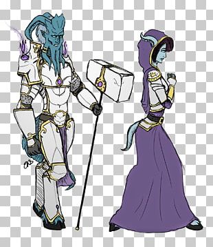 World Of Warcraft Draenei Paladin Priest Drawing PNG