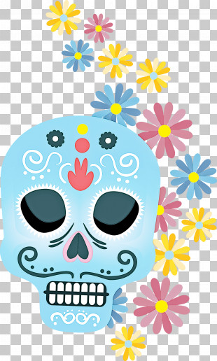 Sugar Skull PNG, Clipart, Calavera, Cricut, Day Of The Dead, La ...