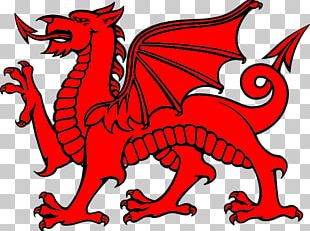 Flag Of Wales Welsh Dragon PNG, Clipart, Black And White, Dragon, Fauna ...