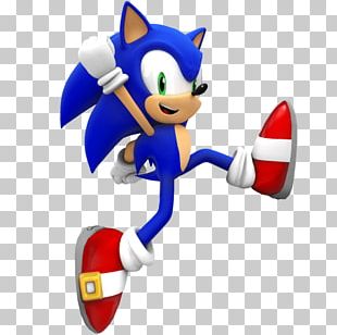 Sonic Hedgehog Jumping Side transparent PNG - StickPNG