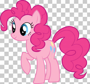 My Little Pony - Pink Cartoon Pony In A Fun Style PNG