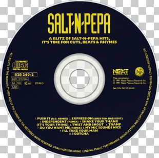 Compact Disc A Blitz Of Salt-n-Pepa Hits The Greatest Hits A Salt With A Deadly Pepa PNG