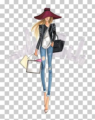 Street Fashion Girl Illustration Png, Clipart, Cartoon, Cartoon 