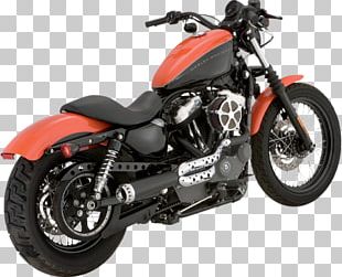 Exhaust System Harley-Davidson Sportster Vance & Hines Motorcycle PNG