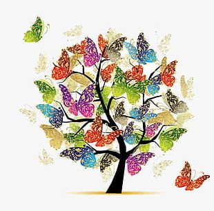 Watercolor Tree PNG
