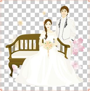 Cartoon Wedding Couple PNG Images, Cartoon Wedding Couple Clipart Free  Download