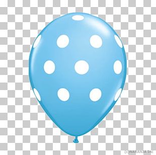 Polka Dot Balloon Party Minnie Mouse Pattern PNG