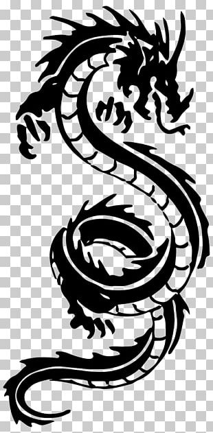 Tattoo Dragon Drawing PNG, Clipart, Art, Artwork, Black And White ...