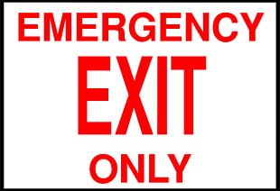 Exit Sign Emergency Exit Sticker PNG, Clipart, Area, Arrow, Arrows ...