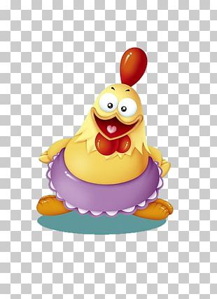 Chicken Cartoon Illustration PNG