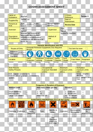 COSHH Risk Assessment Template Hazard PNG, Clipart, Free PNG Download