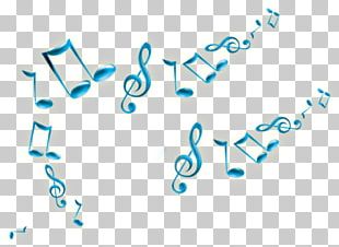 Blue Musical Note PNG