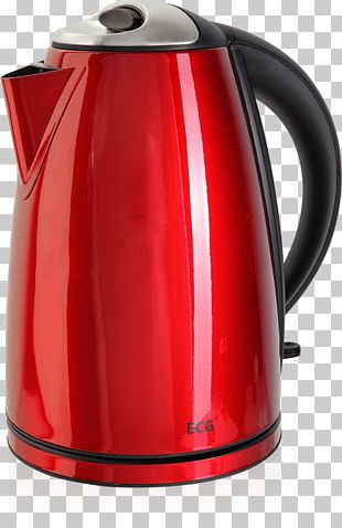 Electric Kettle Electric Water Boiler Kitchen Red PNG
